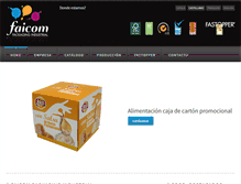 Tablet Screenshot of faicom.es